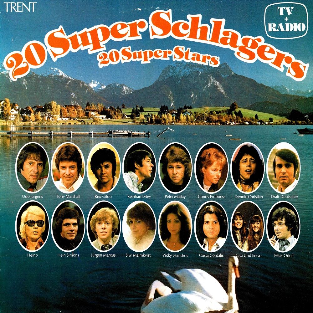 Various 20 Super Schlagers 20 Super Stars (LP) Ad Vinyl