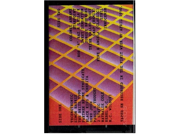 Various Dance Tracks 4 1990 Mix Cassette Ad Vinyl various-dance-tracks-4-1990-mix-cassette-ad-vinyl